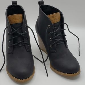 Nautica Waterline Wedges Ankle Boots